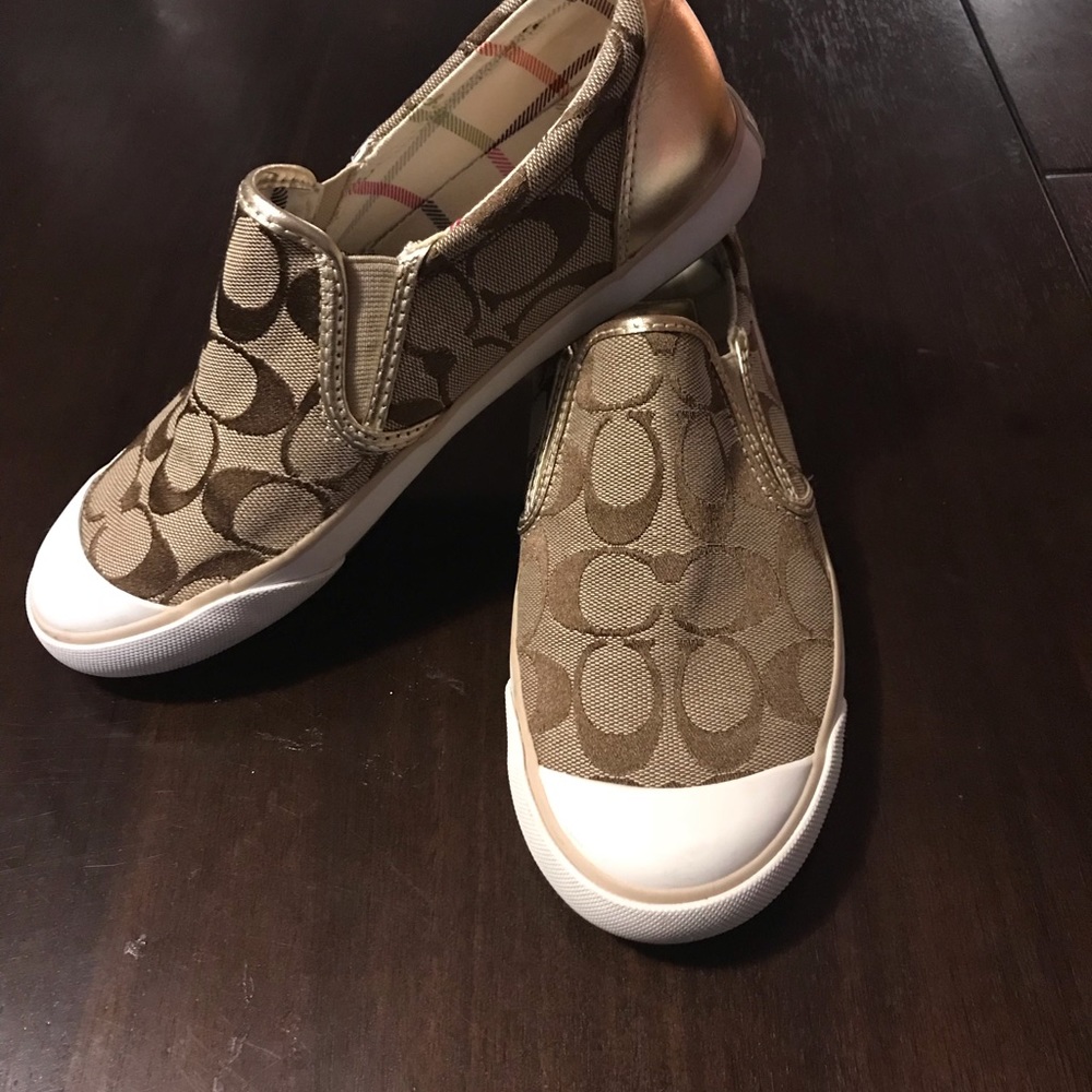 Coach slip on sneakers